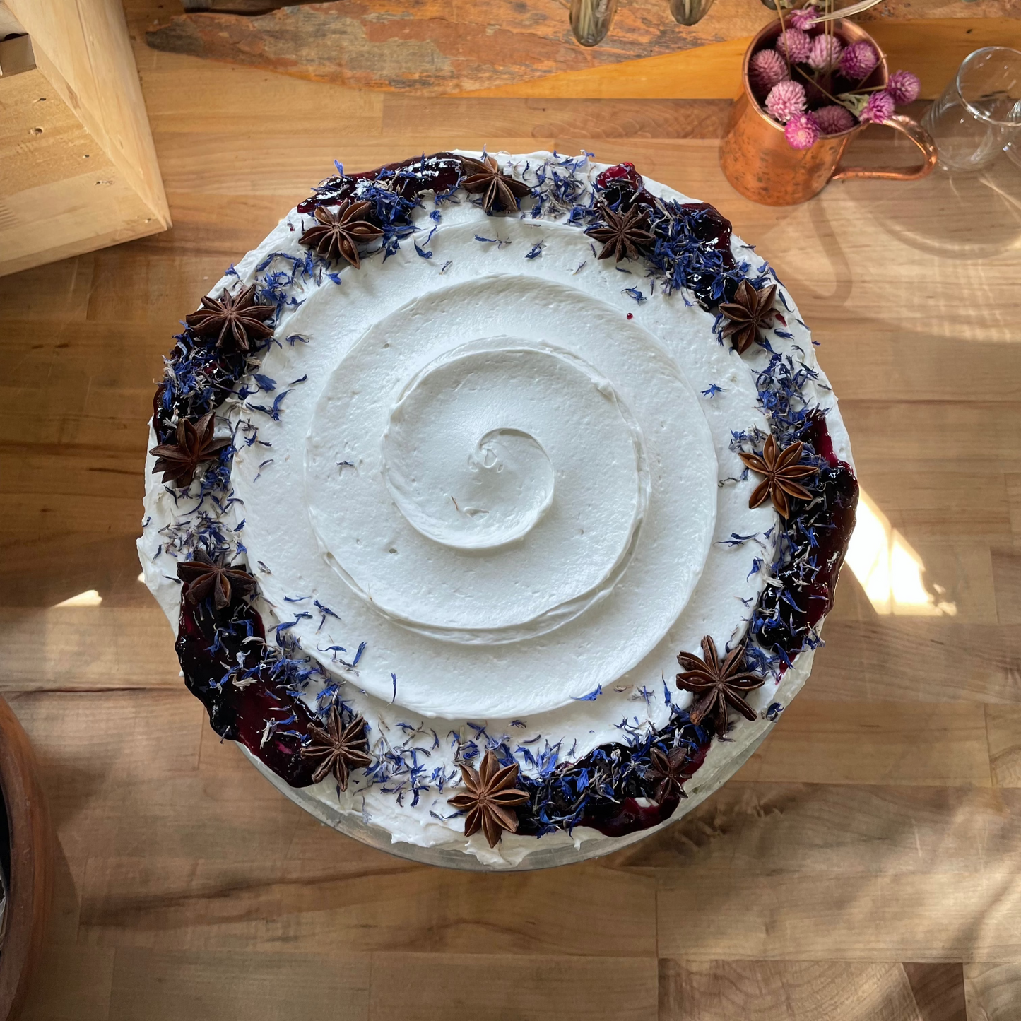 Custom Vegan Vanilla Cake